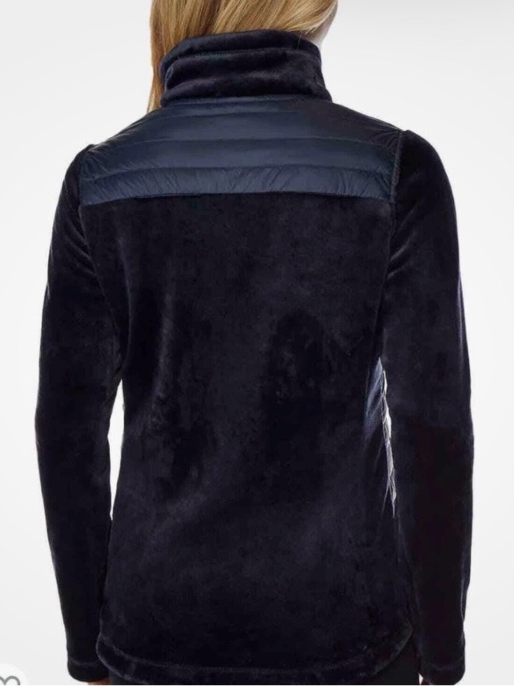 32 Degree Heat Women's Navy Quilted Hybrid Jacket Large - Picture 2 of 7